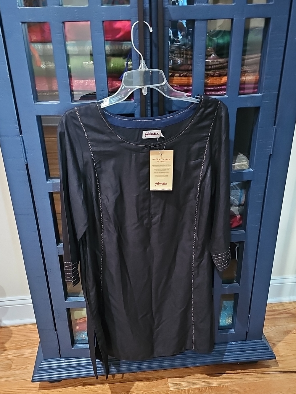 Fabindia black Silk Tunic